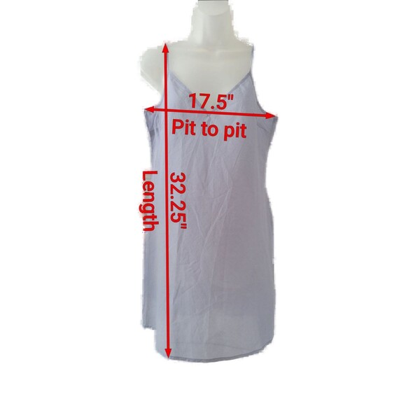 Strappy Loose Cami Beach Slip Mini Dress Sz S - Picture 5 of 5